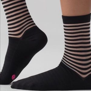 lululemon athletica Accessories - Lululemon Light on Your Toes Striped Socks NEW lululemon athletica Accessories - Lululemon Light on Your Toes Striped Socks NEW